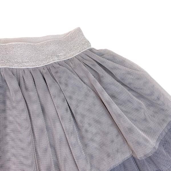 Gray Ombre Tulle Skeggings