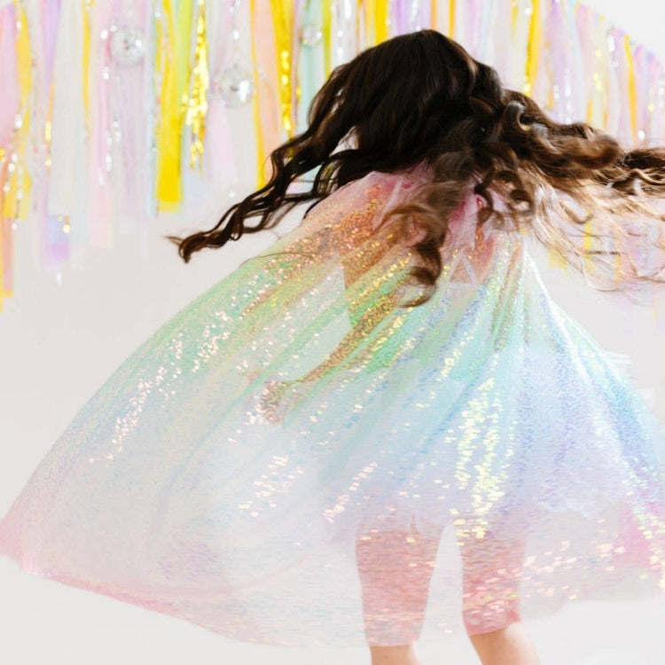 Rainbow Sequin Cape - Dress Up - Kids