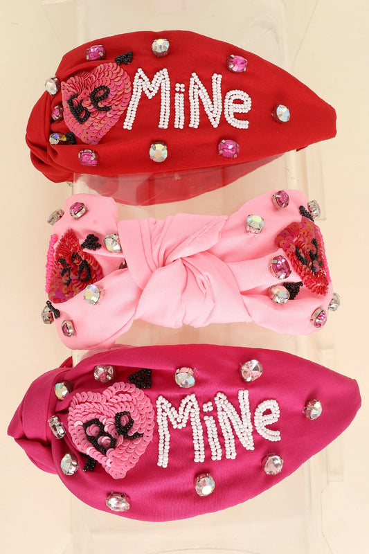 Be Mine Valentines Day Headband