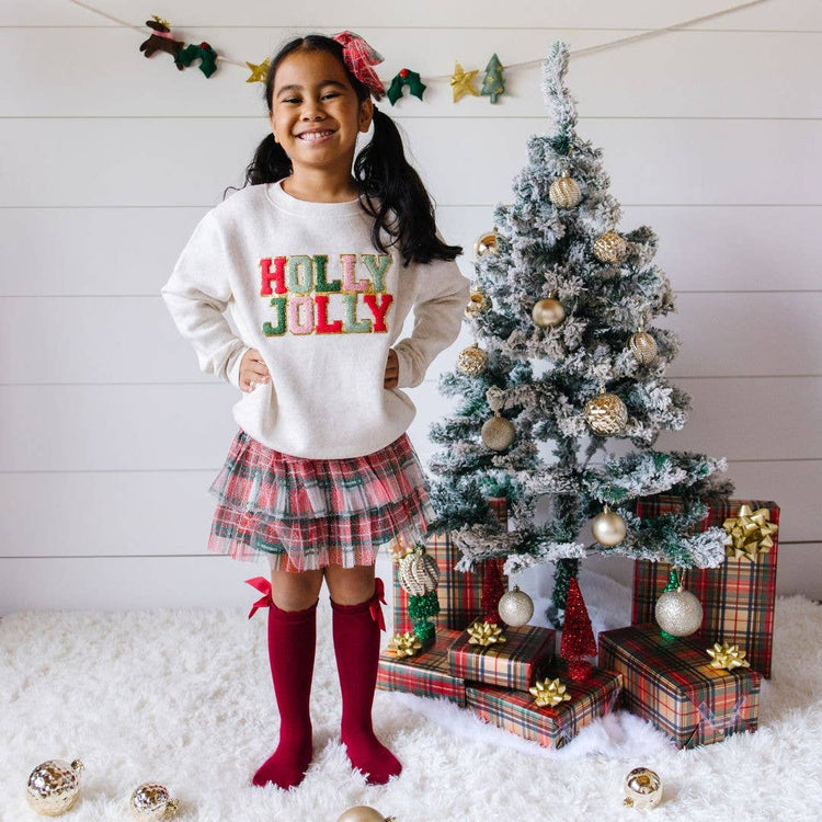 Christmas Plaid Baby Tutu