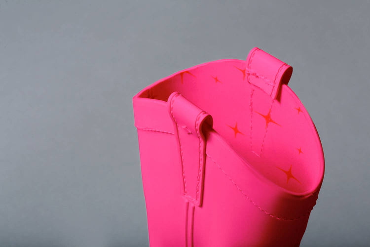 Atomic Pink All Weather Rubber Cowboy Boots