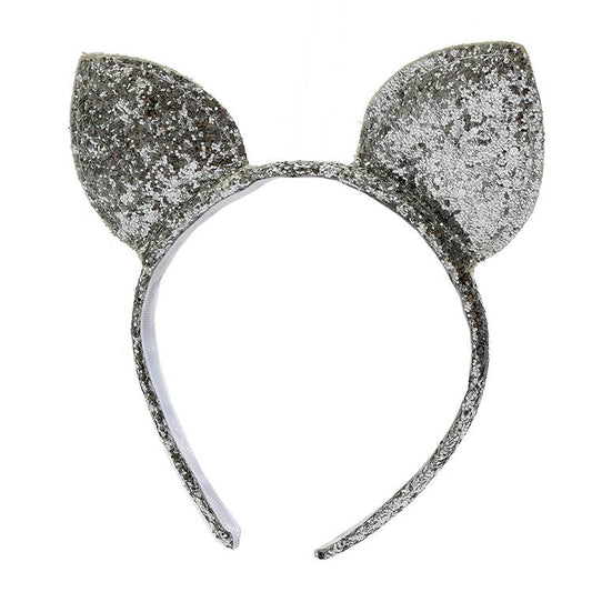 Glitter Cat Ears Headband