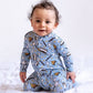 Merry & Blue - Bamboo Zippy Romper