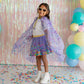 Lavender Confetti Cape - Kids Dress Up Cape