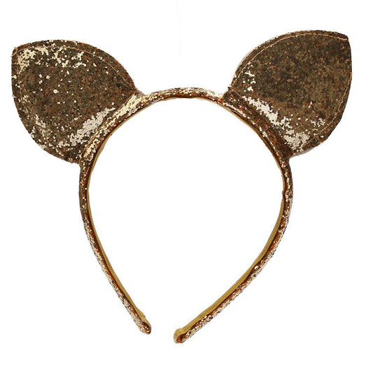 Glitter Cat Ears Headband