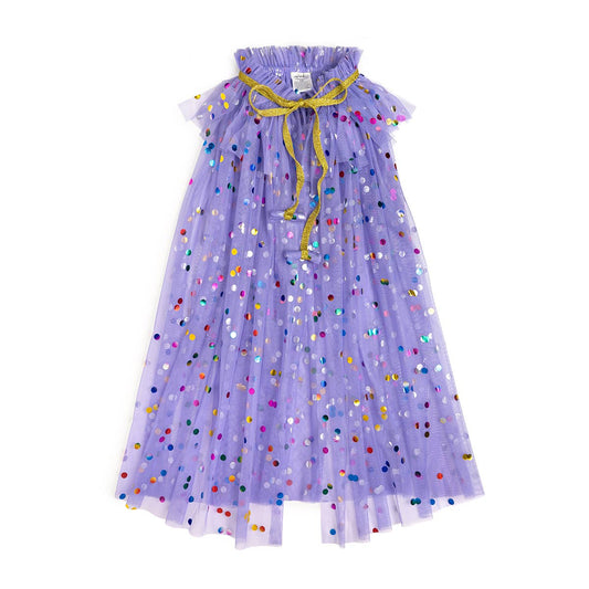 Purple Confetti Cape