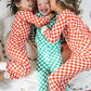 Checker pajamas