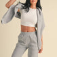 Cozy Fleece Jogger Sweatpants: Cream / L