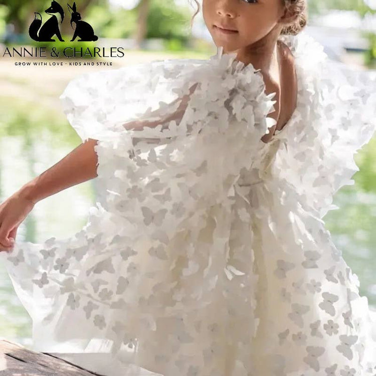 Butterfly communion dress