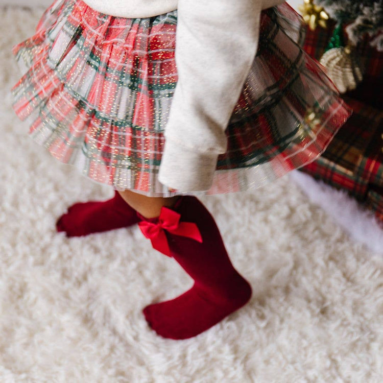 Christmas Plaid Baby Tutu