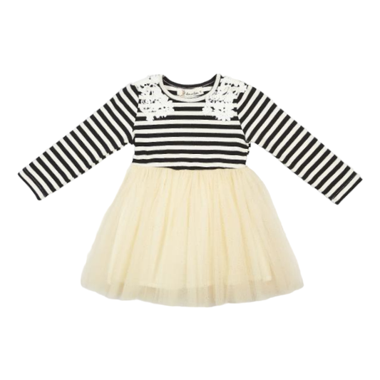 Sailor Stripe Tulle Dress