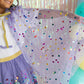 Lavender Confetti Cape - Kids Dress Up Cape