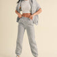 Cozy Fleece Jogger Sweatpants: Cream / L