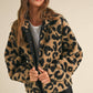 Leopard Sherpa Jacket