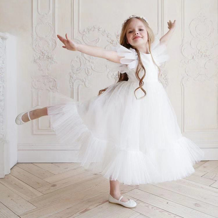 Ruffles communion dress