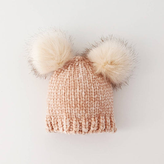 Champagne Chenille Baby & Kids Hat