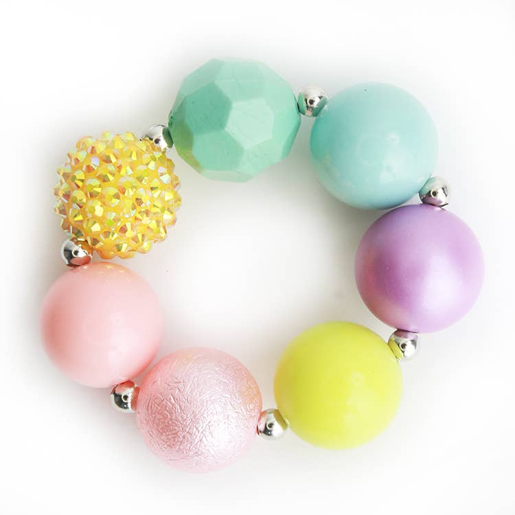 Chunky Pastel Beaded Bracelet