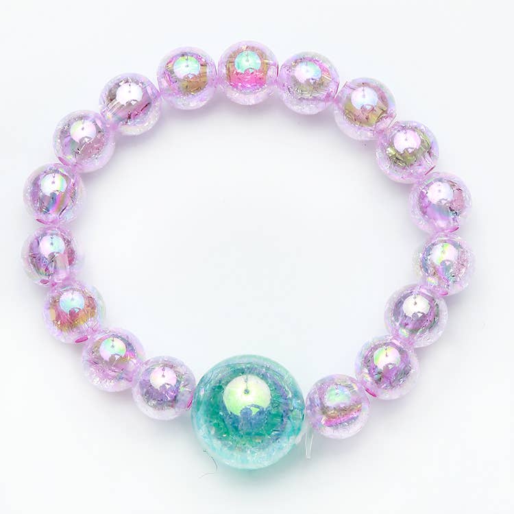 Watercolor Bracelet: Blue