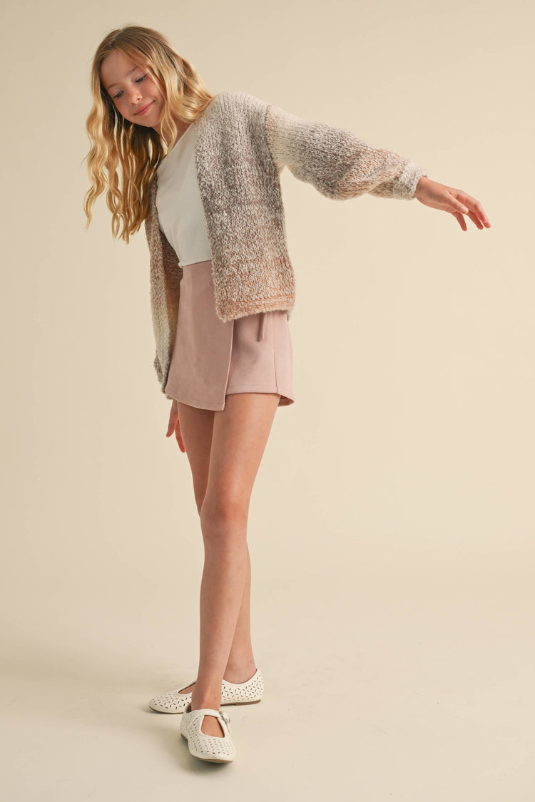 Tween Ombré Cardigan