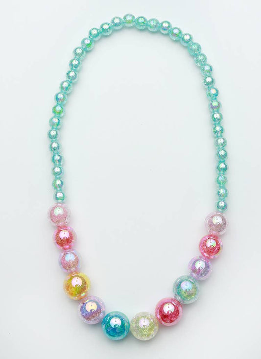 Watercolor Necklace: Blue