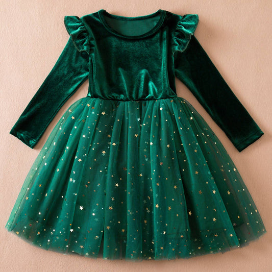 Green Star Dress