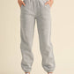 Cozy Fleece Jogger Sweatpants: Cream / L