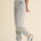 Cozy Fleece Jogger Sweatpants: Cream / L