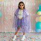 Lavender Confetti Cape - Kids Dress Up Cape